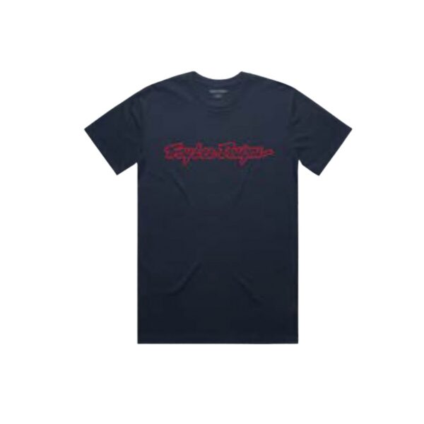 Troy Lee Designs Pánské triko TLD - Signature navy Velikost: 2XL
