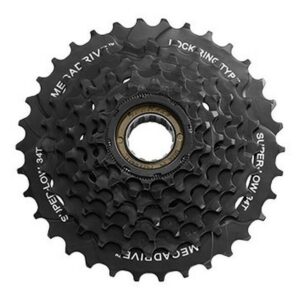 Vícekolečko 7 14-34z SunRace index - černé