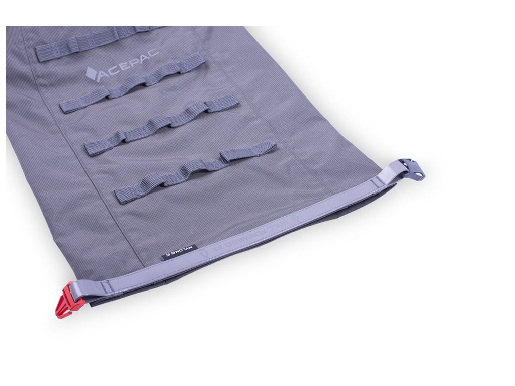 Vodotěsný vak Acepac Saddle Drybag 8l MKII - šedá - Obrázek 2