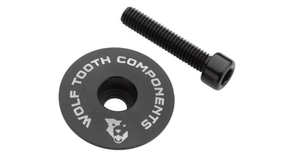 WOLF TOOTH krytka ULTRALIGHT STEM CAP Flat černá