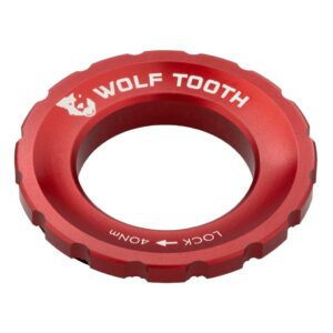 WOLF TOOTH matice Centerlock Rotor červená