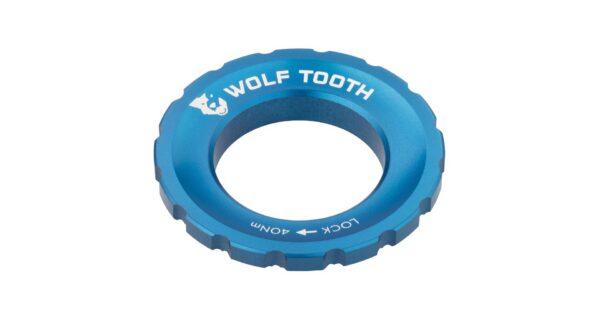 WOLF TOOTH matice Centerlock Rotor modrá