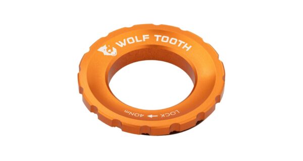 WOLF TOOTH matice Centerlock Rotor oranžová
