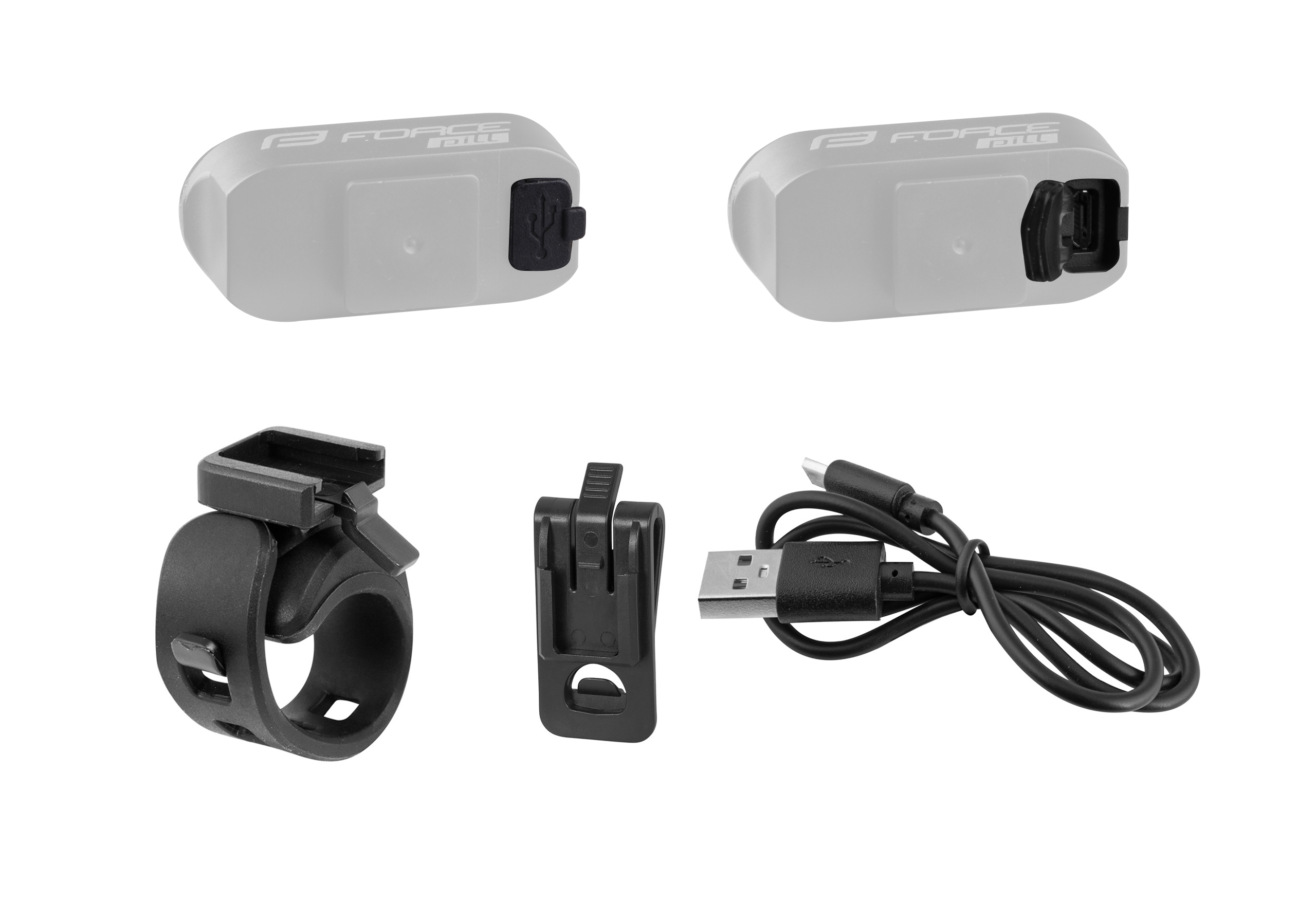 Zadní blikačka Force PILL 12LM - USB - Obrázek 2