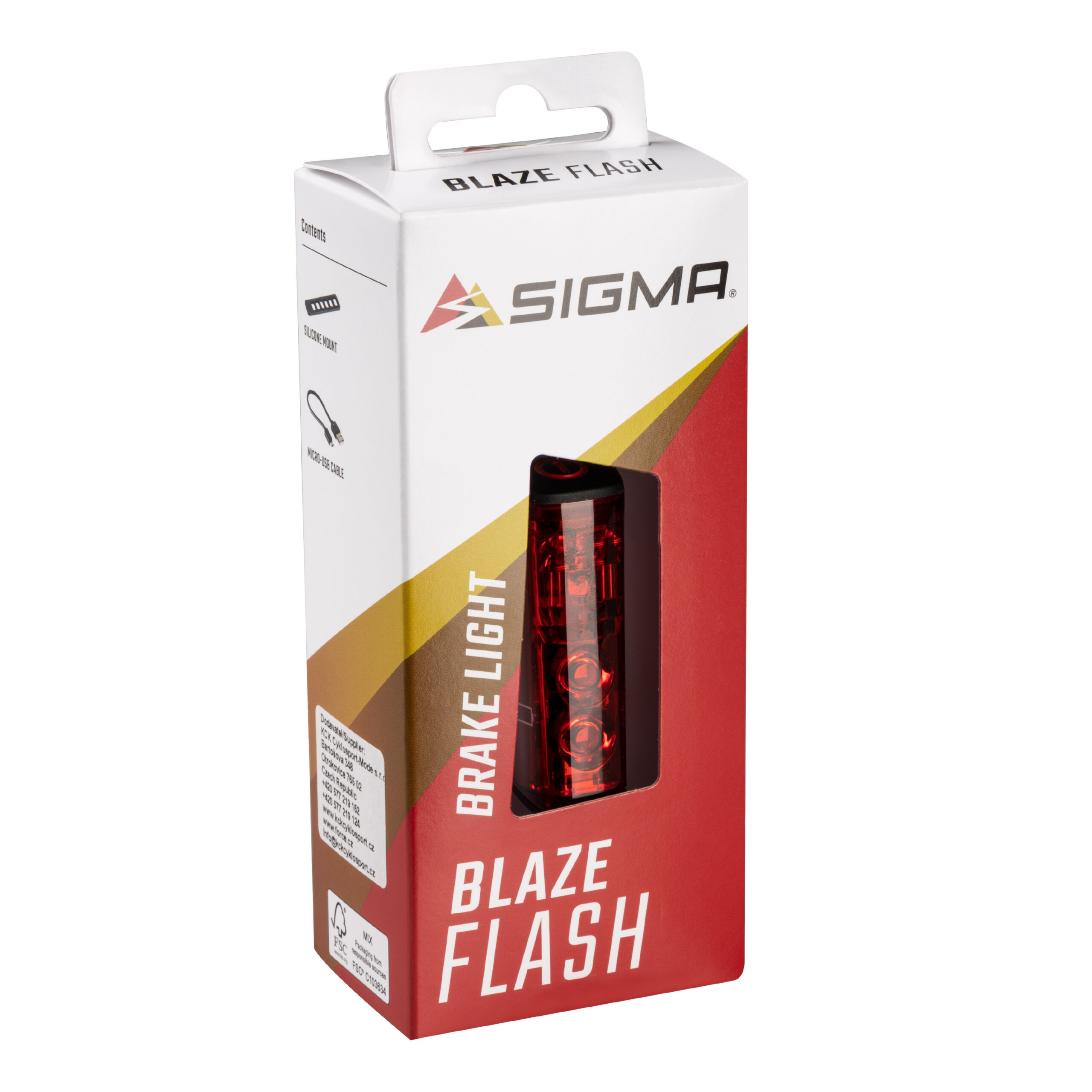Zadní blikačka SIGMA BLAZE FLASH USB - Obrázek 2