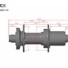 Zadní náboj Bitex BX211R 32d Disk - Microspline - Obrázek 2