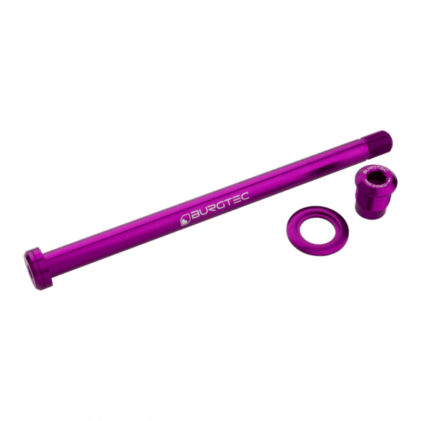 Zadní osa Burgtec pro Trek 184.5mm Barva: Purple Rain
