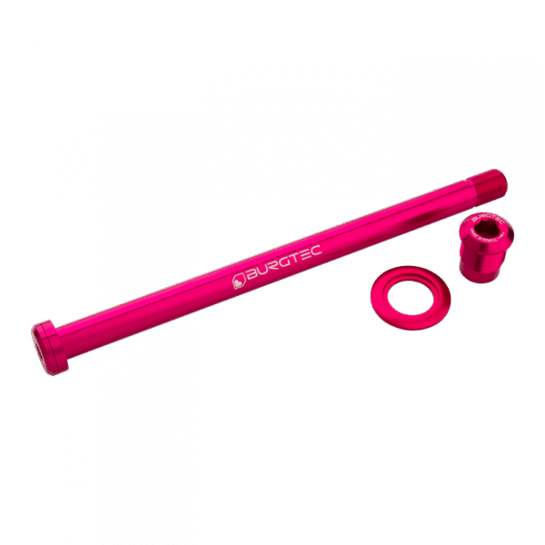 Zadní osa Burgtec pro Trek 184.5mm Barva: Toxic Barbie