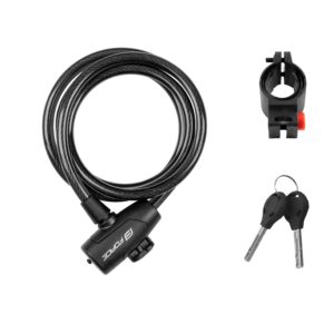 Zámek Force STRONG 150cm/10mm - černý