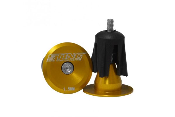 Zátka řidítek Sting ST-PLUG02 - zlatá