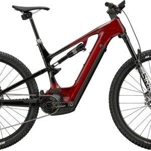 CANNONDALE kola a rámy Celoodpružené elektrokolo Cannondale Moterra Neo Carbon LAB71 Bosch - Tinted Red Velikost: M