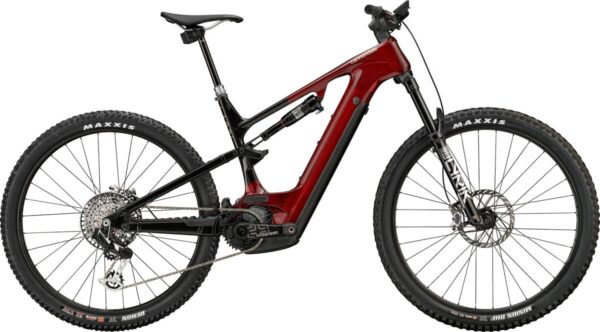 CANNONDALE kola a rámy Celoodpružené elektrokolo Cannondale Moterra Neo Carbon LAB71 Bosch - Tinted Red Velikost: M
