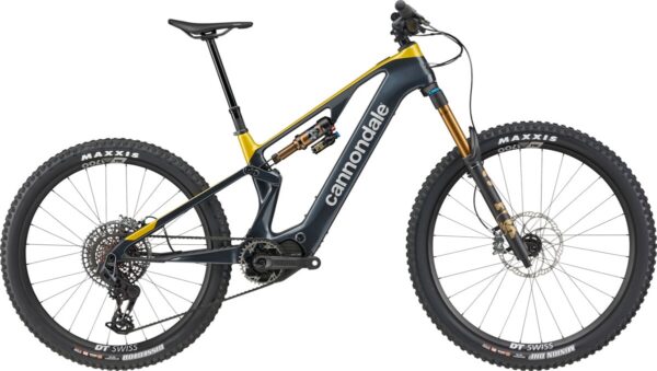 CANNONDALE kola a rámy Celoodpružené elektrokolo Cannondale Moterra SL Carbon 1 - Grey/gold Velikost: XL