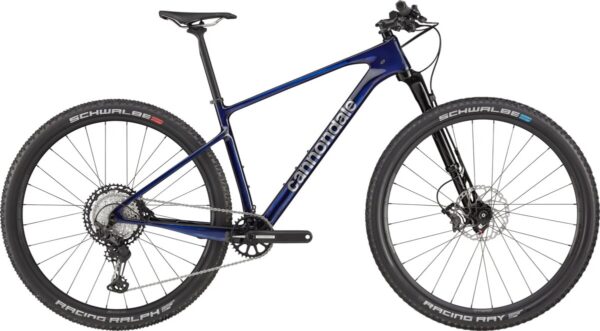CANNONDALE kola a rámy Horské kolo Cannondale Scalpel HT Carbon 2 - Tinted Blue Velikost: L
