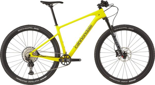 CANNONDALE kola a rámy Horské kolo Cannondale Scalpel HT Carbon 3 - Race Yellow Velikost: L