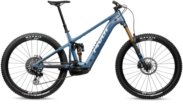 Celoodpružené elektrokolo Pivot Shuttle AM Team XX Eagle Transimission Barva: Blue Dark Sky