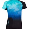 Dres s krátkým rukávem FORCE MTB CORE LADY - růžovo-modrý XL - Obrázek 2