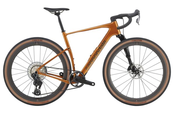 Gravel kolo Cannondale Topsotne Carbon LTD Lefty AXS - Tiger Eye Velikost: 61