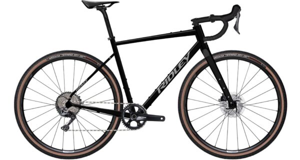 Gravel kolo Ridley Kanzo Adventure Alu GRX600 Barva: Black Silver Matt