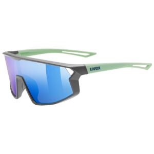 Juniorské brýle UVEX Skyryse Jr. - Grey-green matt/mir. blue