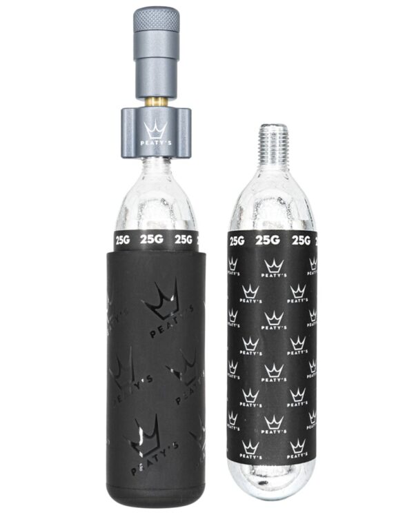 PEATYS Pumpa na bombičky Peaty's holeshot Co2 tyre inflator (25g) - Slate