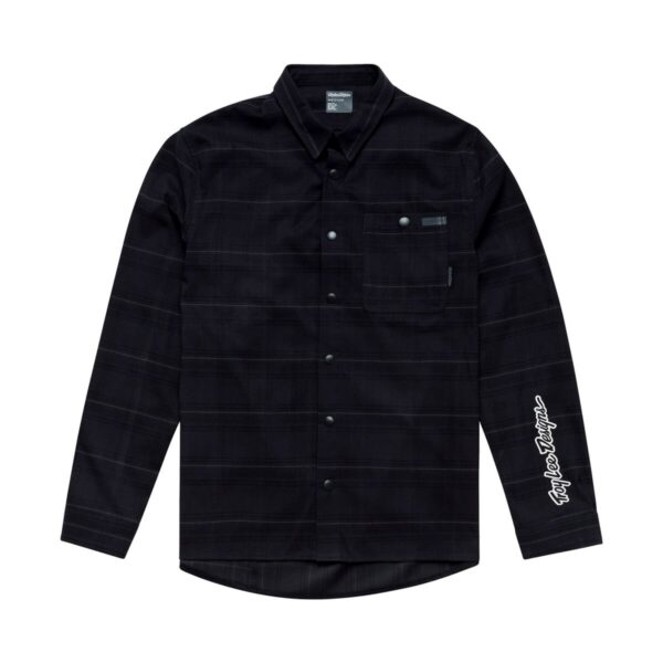 Pánská košile Troy Lee Designs Grind Flannel - plaid carbon Velikost: XXL