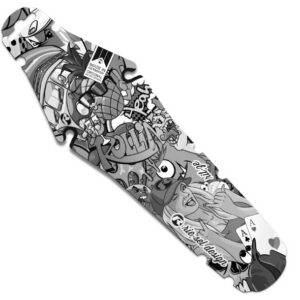 Zadní blatník pod sedlo Riesel Ritze - Stickerbomb Eyecatcher Ultra Black