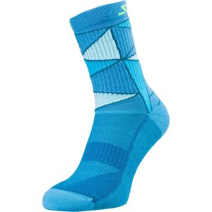 Zimní ponožky Silvini Vallonga - ocean/lime Velikost: 34-35