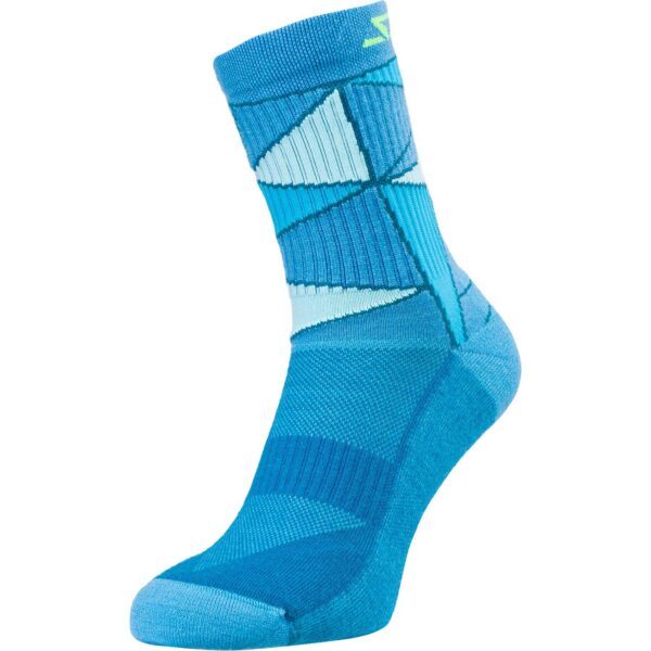 Zimní ponožky Silvini Vallonga - ocean/lime Velikost: 34-35