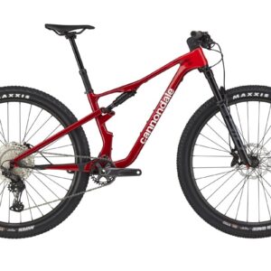 CANNONDALE kola a rámy Celoodpružené kolo Cannondale Scalpel Carbon 4 - Metallic Red Velikost: XL