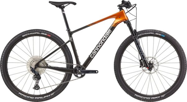 CANNONDALE kola a rámy Horské kolo Cannondale Scalpel HT Carbon 2 - Tiger Eye Velikost: XL