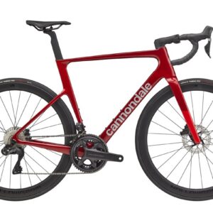 CANNONDALE kola a rámy Silniční kolo Cannondale Super Six Evo Carbon 2 - Metallic Red Velikost: 61