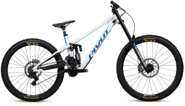 Celoodpružené kolo Pivot Phoenix Ride GX DH Barva: White Cobalt Blue