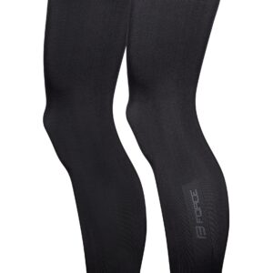 Cyklistické návleky na nohy Force Breeze černé Varianta: vel. XL/XXL