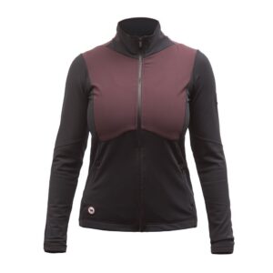 Dámská bunda Fresh Trash Cross point hybrid - True black/Port red Velikost: L