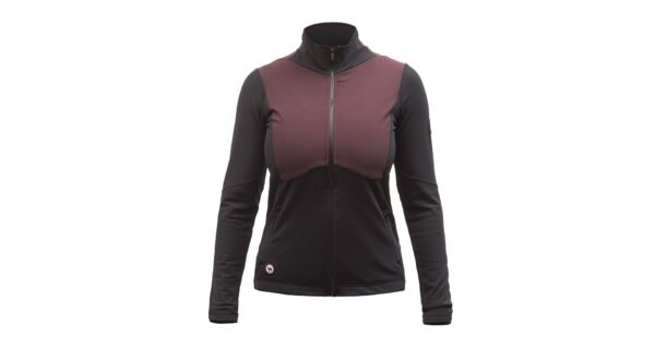 Dámská bunda Fresh Trash Cross point hybrid - True black/Port red Velikost: L