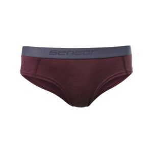 Dámské funkční kalhotky Sensor Merino Air - port red Velikost: L