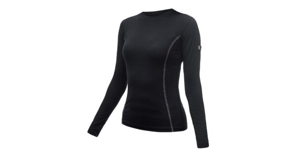 Dámské funkční triko Sensor Merino Active dl.rukáv - černá Velikost: XXL