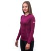 Dámské funkční triko Sensor Merino Active dl.rukáv - lilla Velikost: XL - Obrázek 2