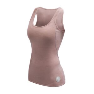 Dámské funkční triko Sensor Merino Air bez rukávů - dusty pink Velikost: L