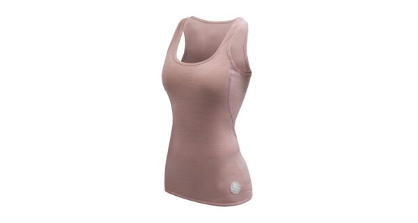 Dámské funkční triko Sensor Merino Air bez rukávů - dusty pink Velikost: L