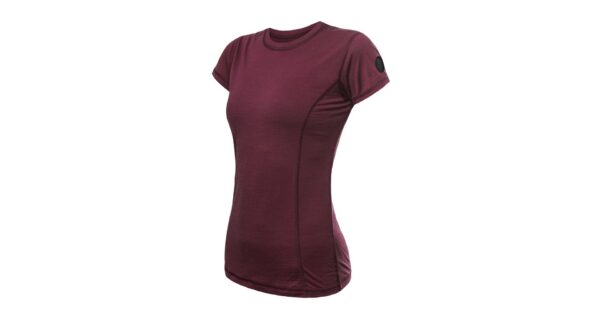 Dámské funkční triko Sensor Merino Air kr.rukáv - port red Velikost: L