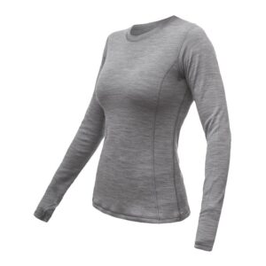 Dámské funkční triko Sensor Merino Bold dl.rukáv - cool gray Velikost: XL