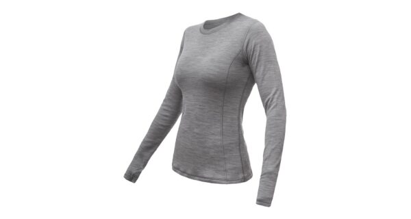 Dámské funkční triko Sensor Merino Bold dl.rukáv - cool gray Velikost: XL