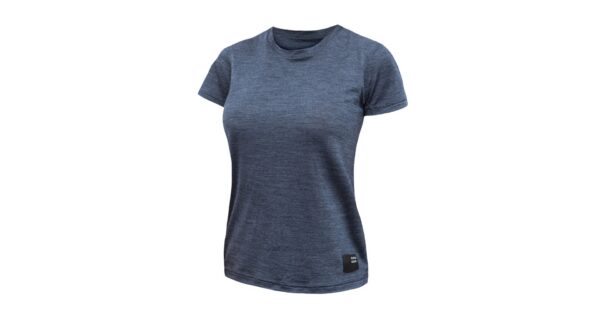 Dámské funkční triko Sensor Merino Lite Traveller kr.rukáv - mottled blue Velikost: L
