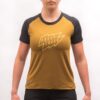 Dámské funkční triko s krátkým rukávem Fresh Trash Horizon - Golden/Black Velikost: XL - Obrázek 2