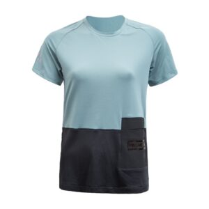 Dámské funkční triko s krátkým rukávem Fresh Trash Horizon pocket - Mint/Black Velikost: L