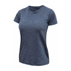 Dámské funkční triko s krátkým rukávem Fresh Trash Merino tencel logo - Blue Velikost: XL