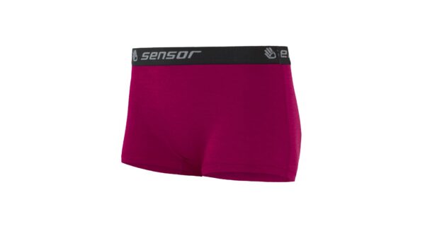 Dámské kalhotky s nohavičkou Sensor Merino Active - lilla Velikost: S