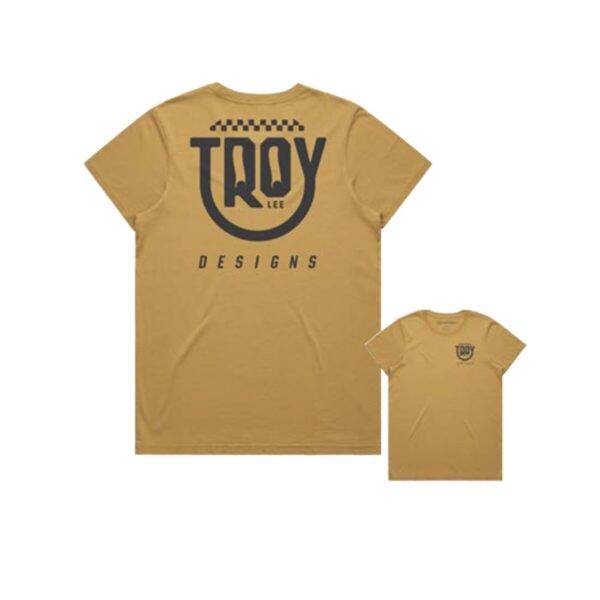 Dámské triko Troy Lee Designs Smiley - Golden Velikost: XL